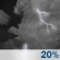Saturday Night: A slight chance of showers and thunderstorms, then showers likely and possibly a thunderstorm after 2am.  Increasing clouds, with a low around 71. Southwest wind around 6 mph.  Chance of precipitation is 60%.