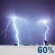 Sunday Night: Showers and thunderstorms likely before 11pm, then a chance of showers.  Mostly cloudy, with a low around 67. Northeast wind around 8 mph.  Chance of precipitation is 60%.