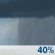 Friday: A slight chance of showers, then a chance of showers and thunderstorms after 2pm.  Partly sunny, with a high near 82. Light and variable wind becoming south 5 to 8 mph in the morning.  Chance of precipitation is 40%.